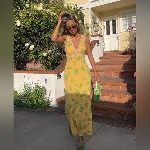 VRG GRL Meet Me On The Dance Floor Bias Cut Maxi Dress